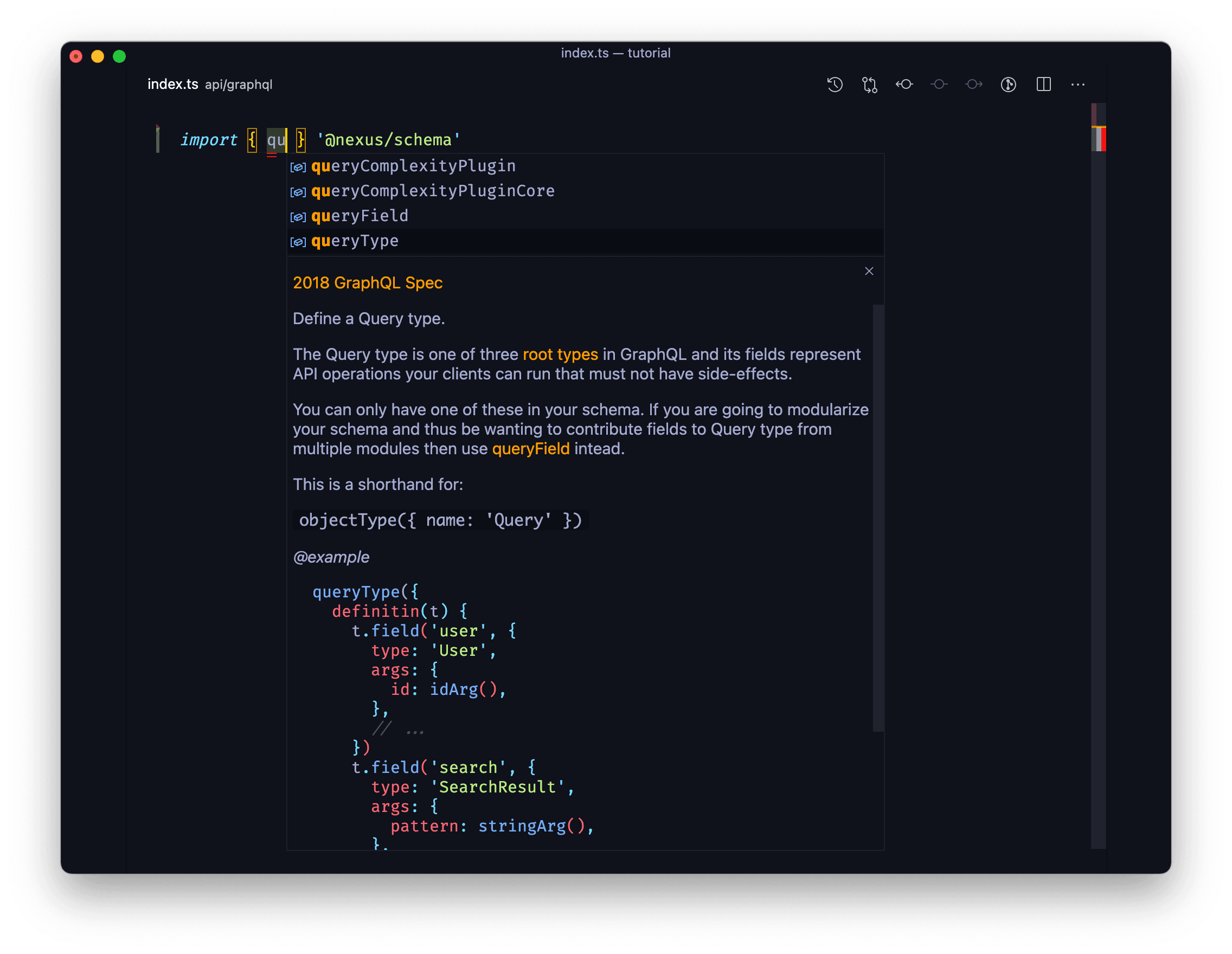 JSDoc in Nexus