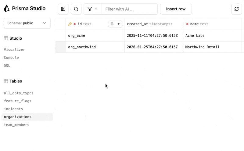 Cmd+K command palette