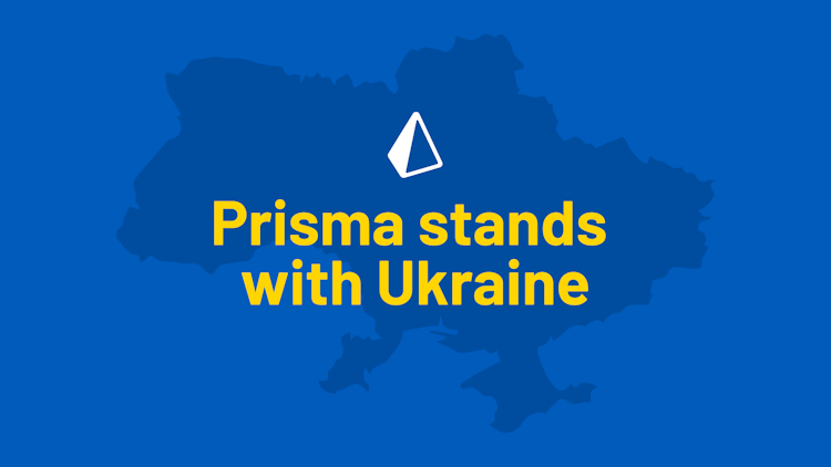 Prisma stands with Ukraine