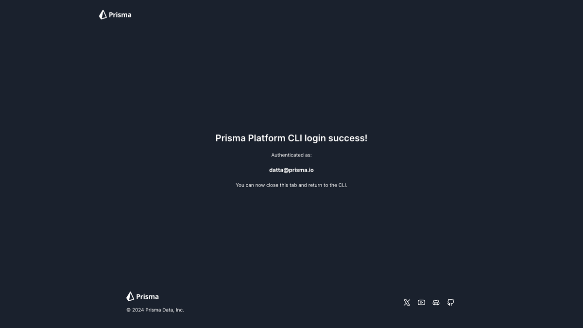 Login pop-up