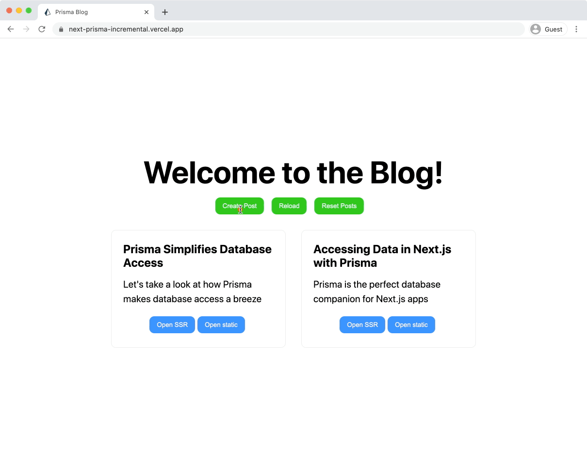 blog demo
