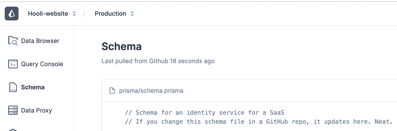 Prisma GitHub Sync