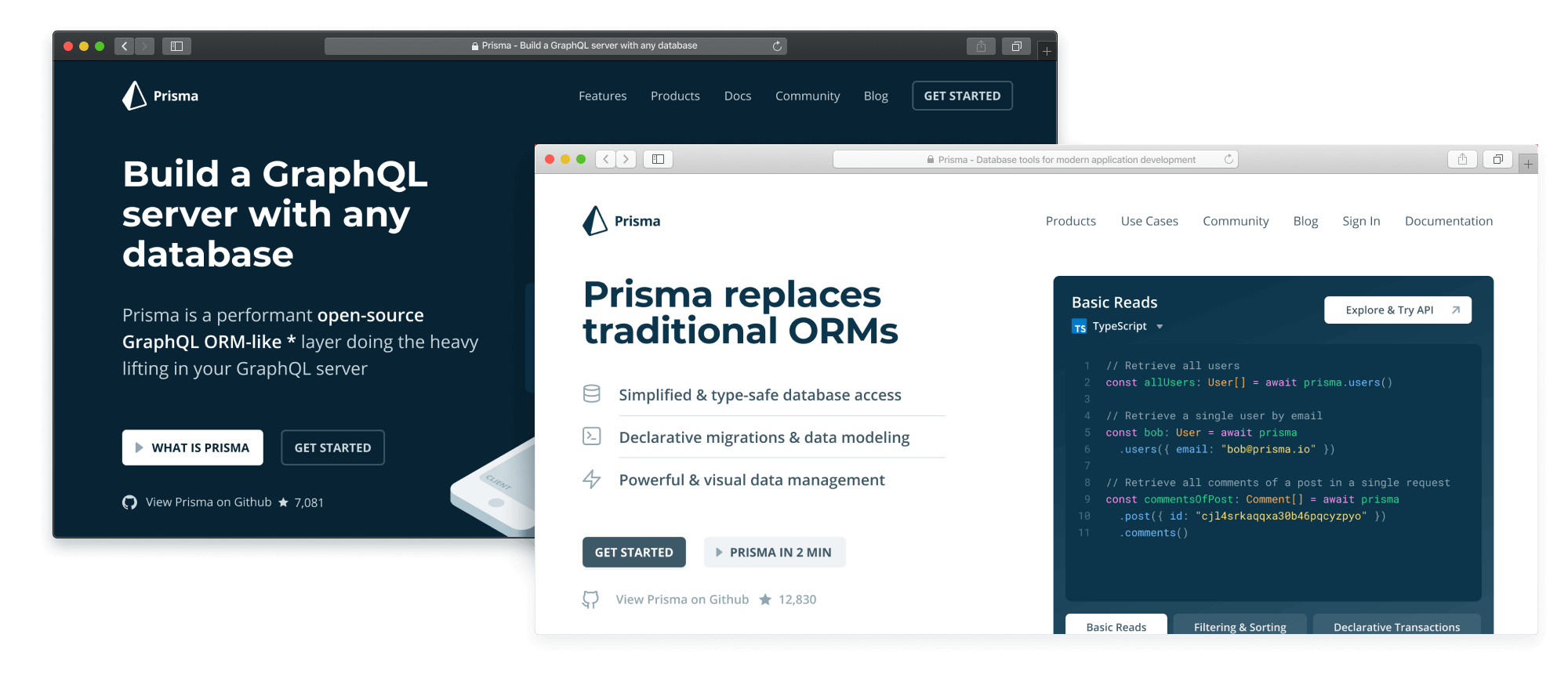 New Prisma website