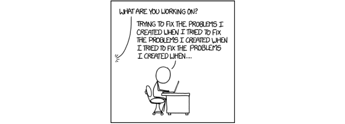 Workarounds cartoon