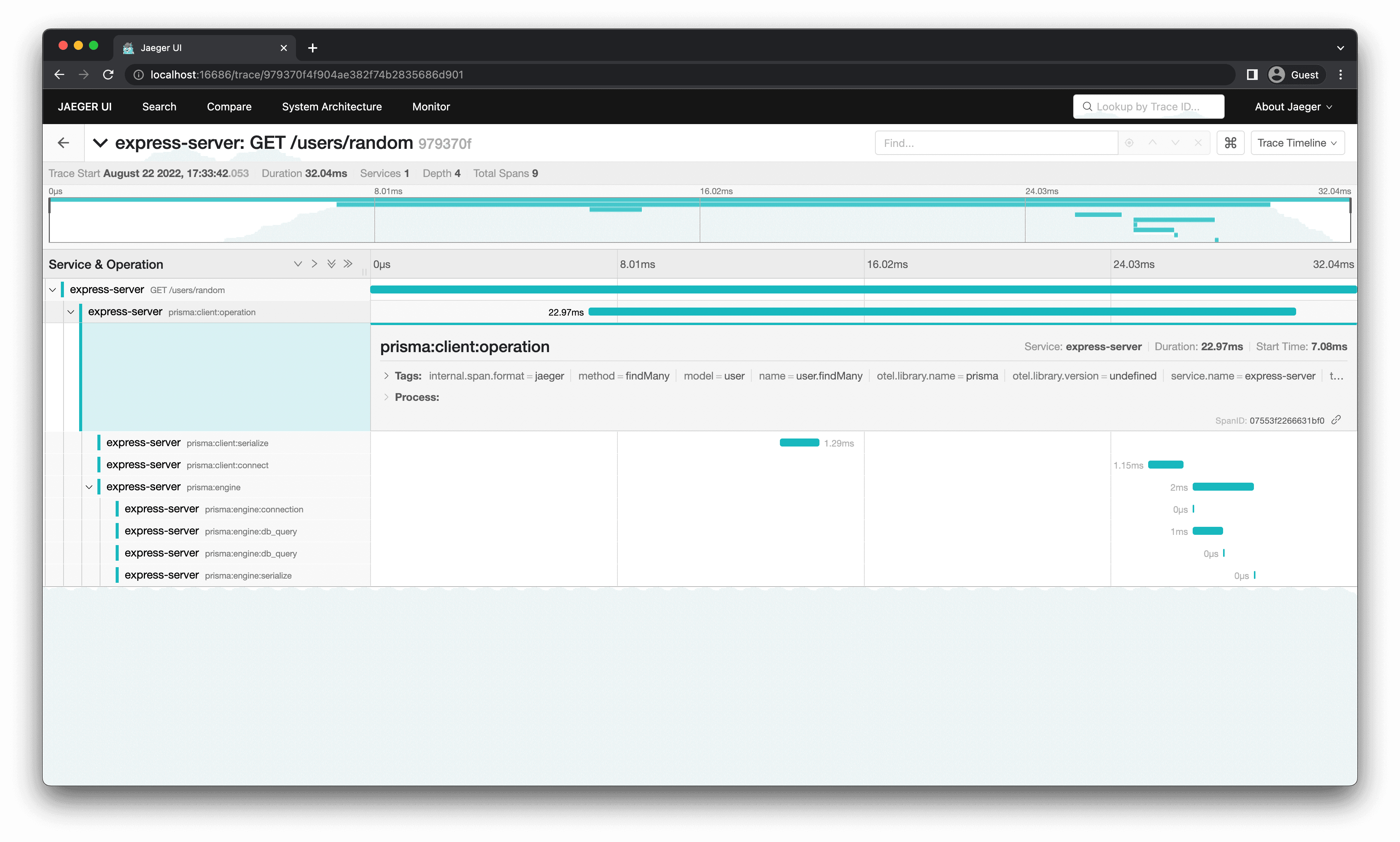 Prisma Query Monitor Your Server with Tracing Using OpenTelemetry & Prisma