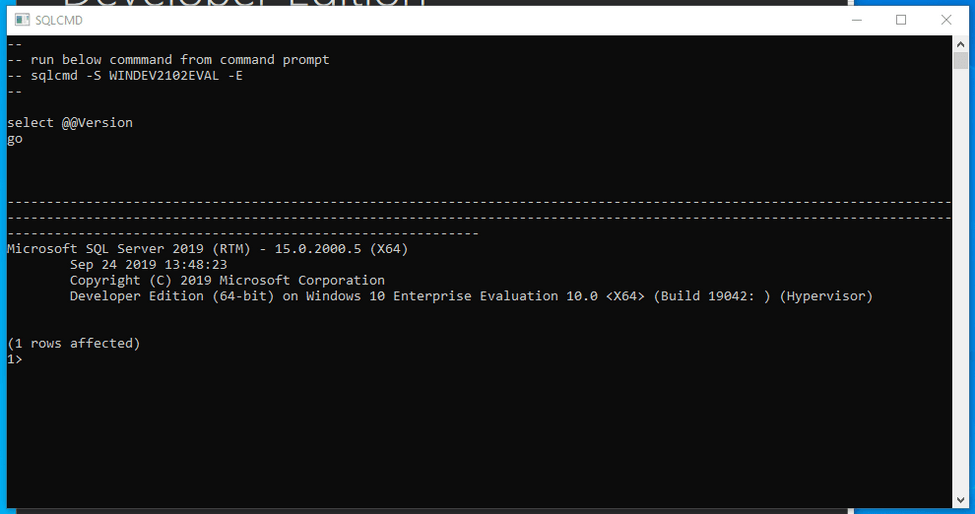 Install and Set Up a Local SQL Server Database Instance