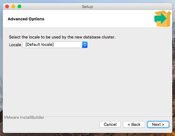 PostgreSQL locale