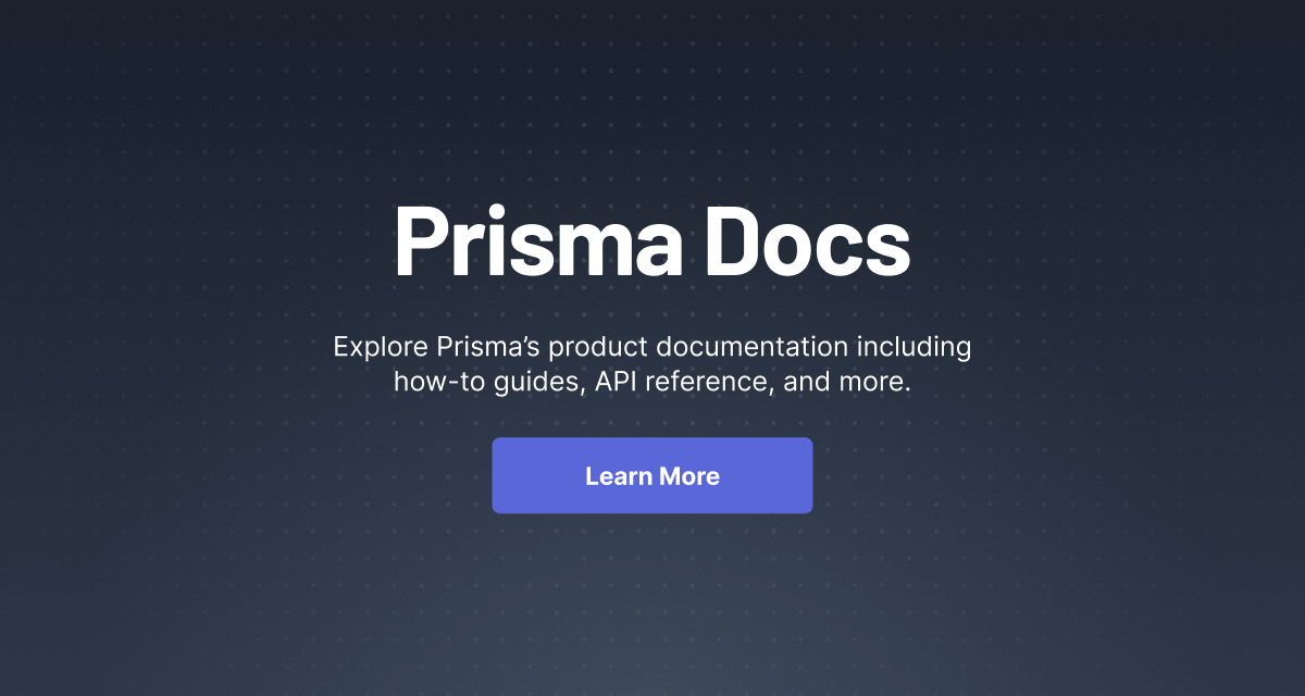 Prisma- Next generation ORM. Hi friends, In this post, you'll learn…, by  Gnanabillian, YavarTechWorks